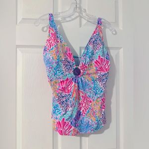 Lilly Pulitzer
Brenta Tankini Top
Multi Splash Dance